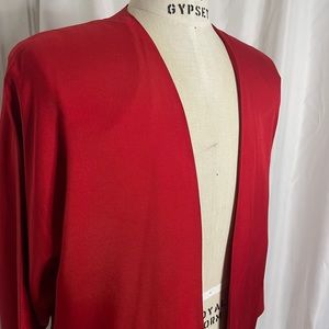 VINTAGE 100% Silk Overlay Cardigan